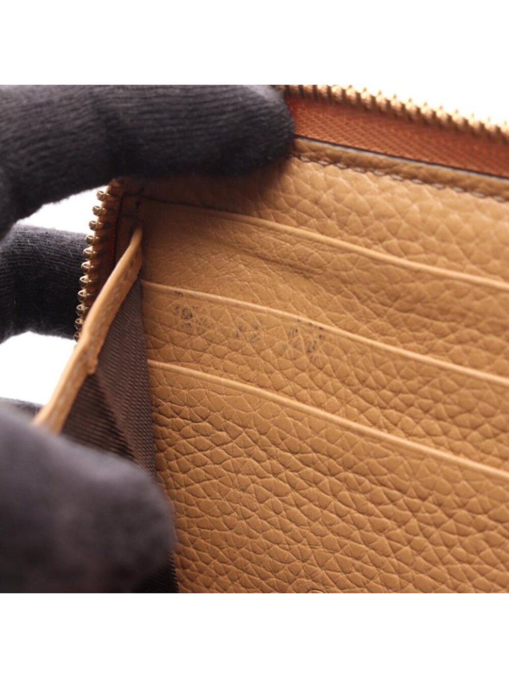 Gucci Round Wallet Soho Interlocking G Brown Leather - Picture 5 of 13